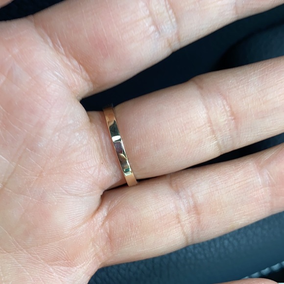 14k Solid Yellow Gold Wedding Band Classic Ring 3mm - Picture 3 of 16